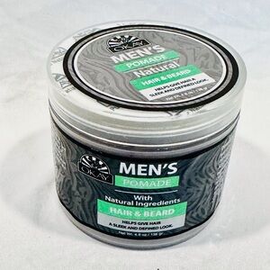 OKAY Men’s Natural Pomade for Hair & Beard - Size 4.8oz